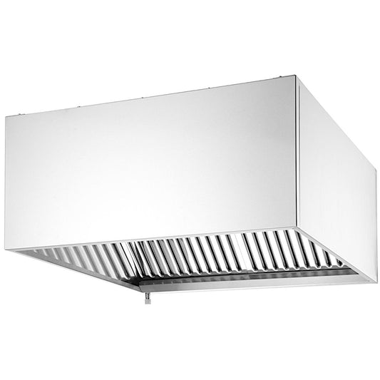 Hendi Wall absorber hood, screwed, STEEL 1205x1000x450 mm