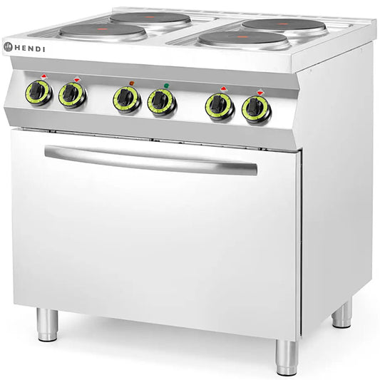 Hendi Electric cooker 4 plates with convection oven GN1/1 Kitchen Line - Hendi 225936