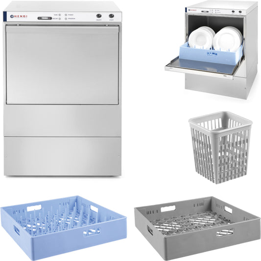 Hendi Bar dishwasher for fast and cost-effective basket 50x50cm 230V