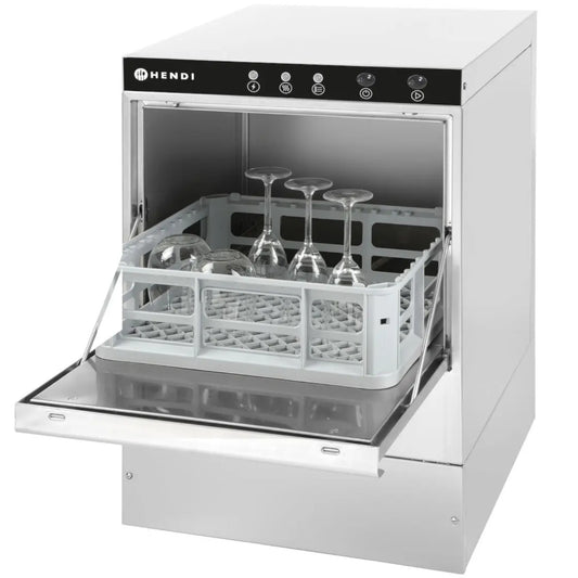 Hendi Bar glass dishwasher, fast and economical, basket 40x40cm, 230V