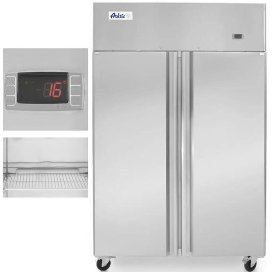 ARKTIC Refrigerated cabinet dining refrigerator 2-door Profi Line 900L