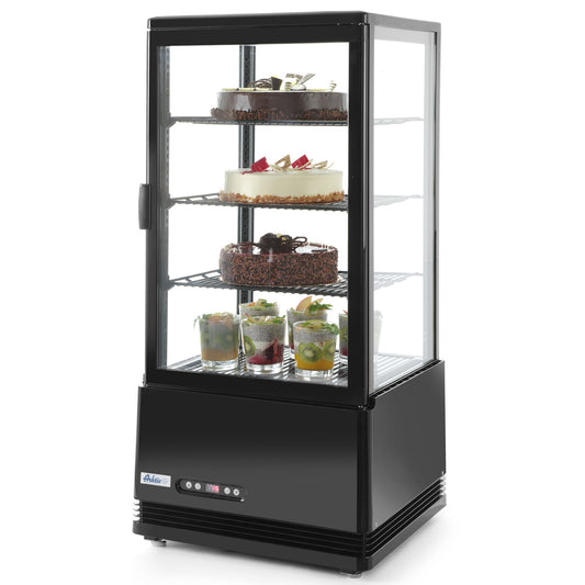 ARKTIC Refrigerated Windows glazed adjustable 78L 3 shelves black ARTIC Hendi 233658