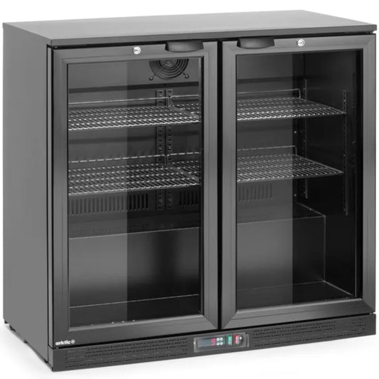 ARKTIC Bar fridge for drinks, 2-door LED, 158 l, 160 W, 90x53x87 cm