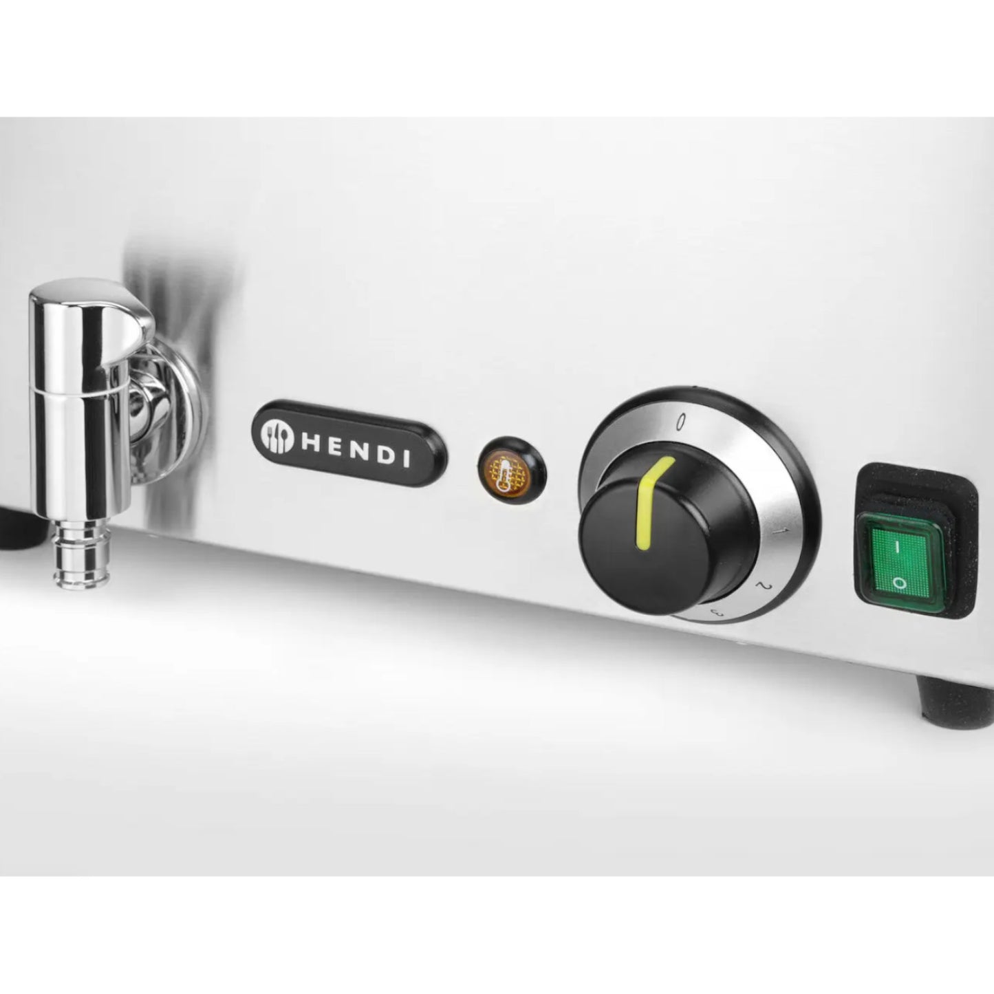 Hendi Bain-marie food warmer with tap 3x GN 1/3 100 mm with lids 1000 W – image 6
