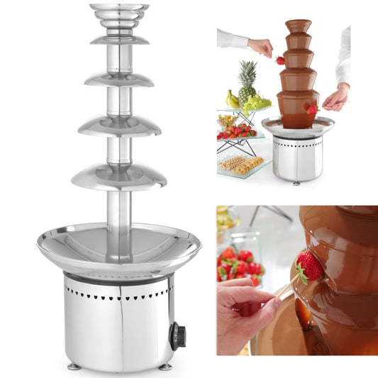 Hendi Fountain for fondue chocolate 5 levels steel 265 W