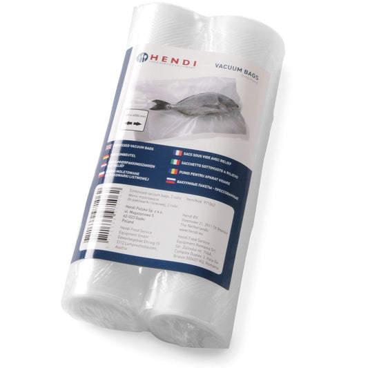 Hendi Molecular vacuum bags for strip welding machines 300x6000 mm 2 ROLKI