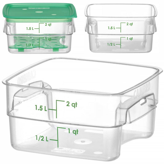 CAMBRO CamSquares Fresh Pro food container 1.9 l 191x191x98 mm