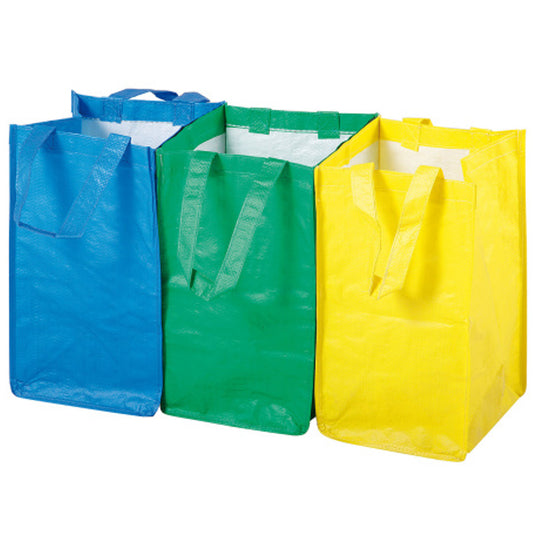 MEVA Sturdy garbage sorting bags Set 3pcs x 21L