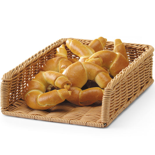 Hendi Buffet display basket for bread made of polyrattan 295 x 395 x 105 mm