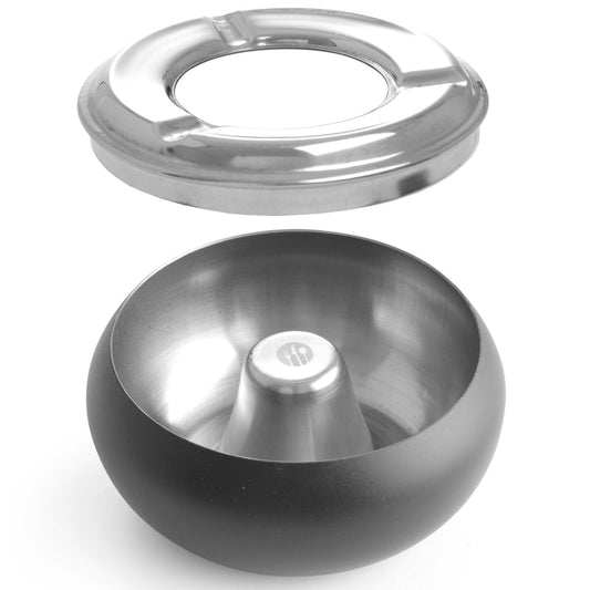 Hendi Ashtray with removed Random Black steel Wed. 105 mm