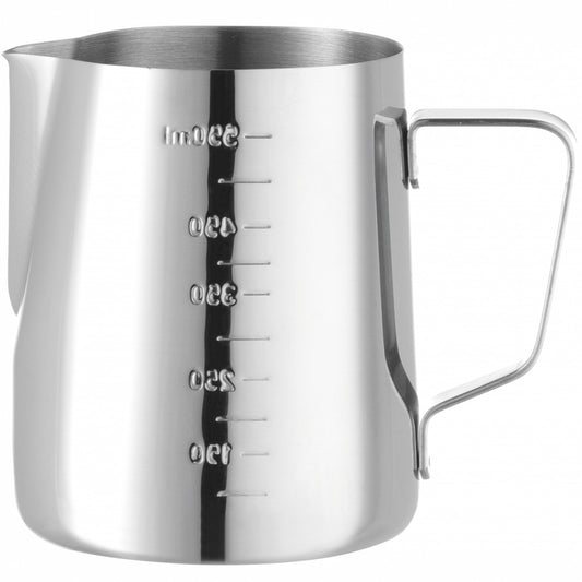 Hendi Steel milk jug with measuring cup 0.55 l 130 x 77 x 115 mm