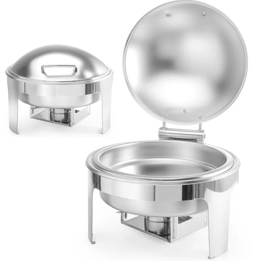 Hendi The candle paste cooking machine is satined steel ROUND