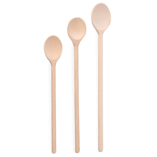 Hendi Wooden Kitchen Spoons Set of 3 pieces