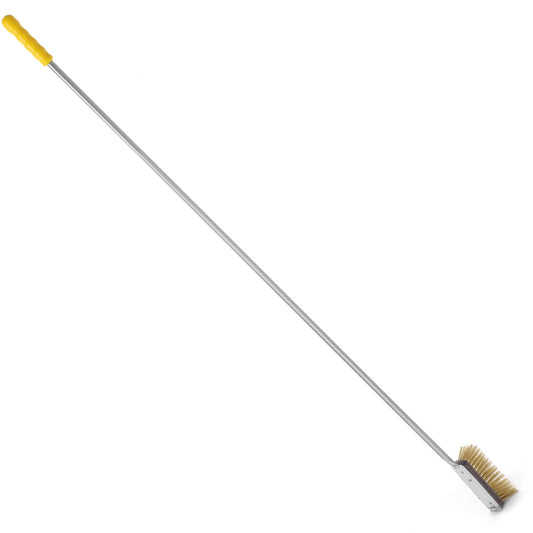 Pizza oven brush with brass soft vertical hair 170x55x ((H) 1700mm Lilly Codroipo Hendi 525647