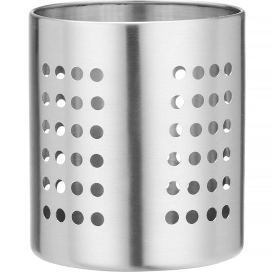 Hendi Perforated cutlery container, STEEL diameter. 110 x 130 mm