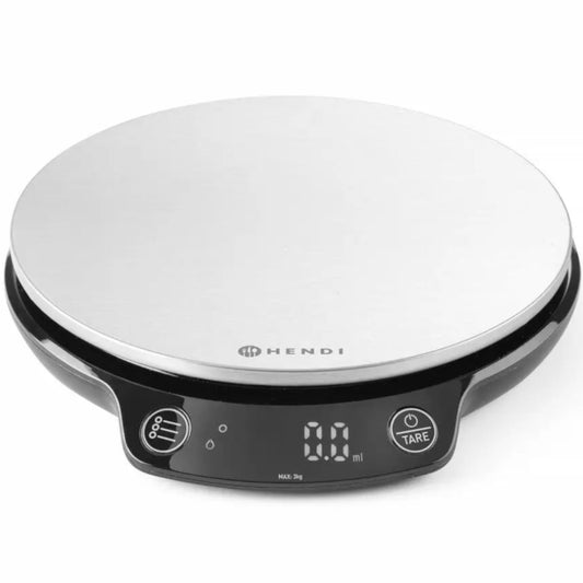 Hendi Electronic kitchen scale with timer 3000 g / 0.1 g