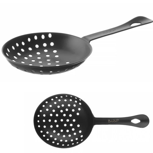 Bar Up Bartender's strainer for straining drinks and cocktails Julep 160 x 76 mm - black