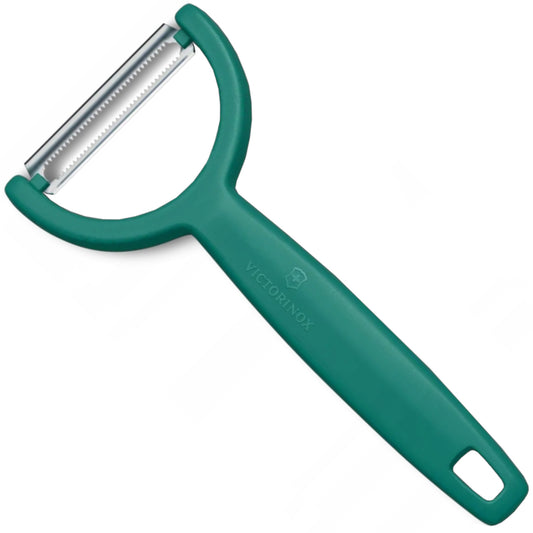 Victorinox Horizontal peeler with a serrated YPSO blade, 145 mm long - green