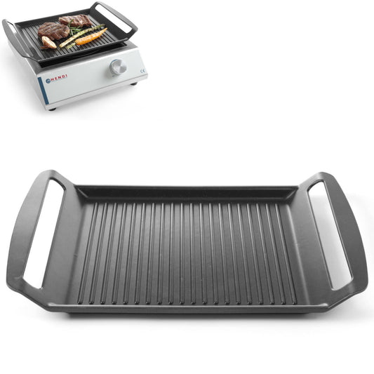 Hendi BBQ tray plate for induction cookers TEFLON 39x26cm