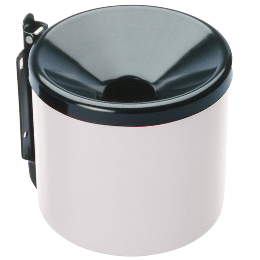 MEVA Wall ashtray self-destroying inside and outside white wed 15cm