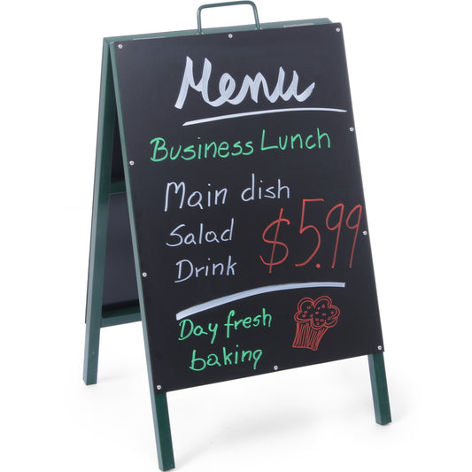 Hendi MENU advertising board stand for 500x850mm restaurant