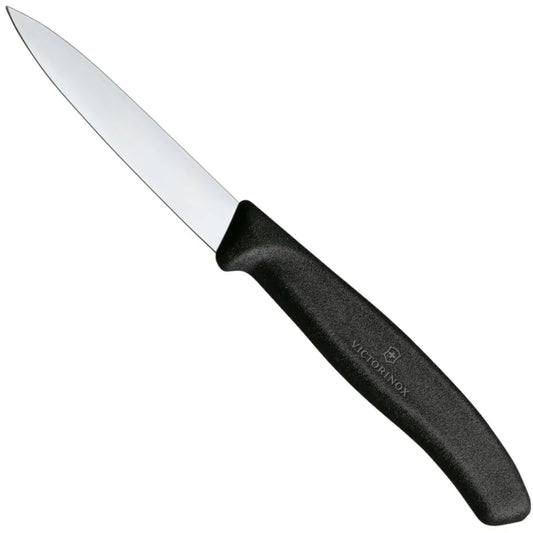 Victorinox Smooth vegetable knife, length 80/190 mm - black