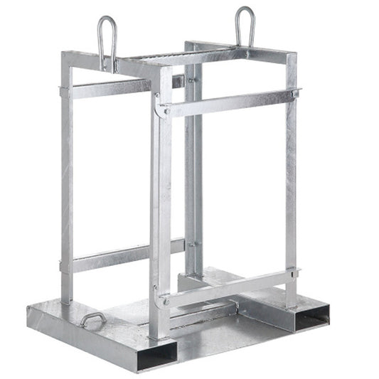 MEVA Pallet for transporting gas cylinders on 4 cylinders