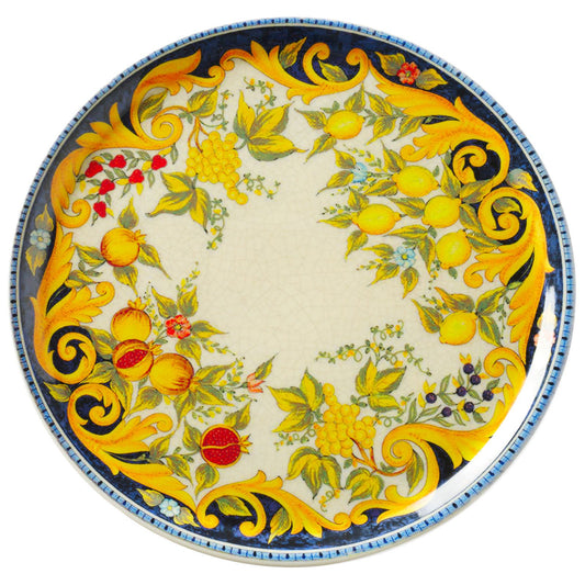 Hendi Pizza plate made of porcelain durable Blackboard Napoli wł. 33 cm - Set of 6pcs.