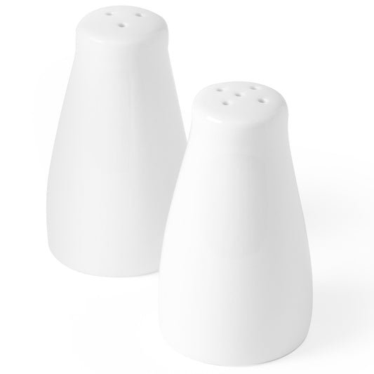 Hendi Set for condiments salt shaker and pepper shaker white porcelain