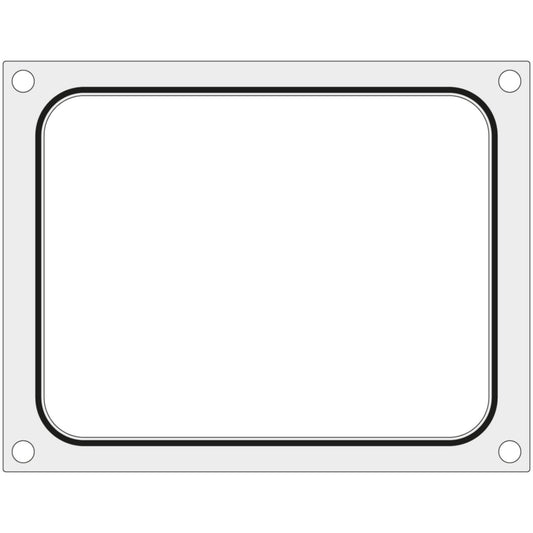 Form matrix for Hendi welding machine for tray container without split 227x178 mm