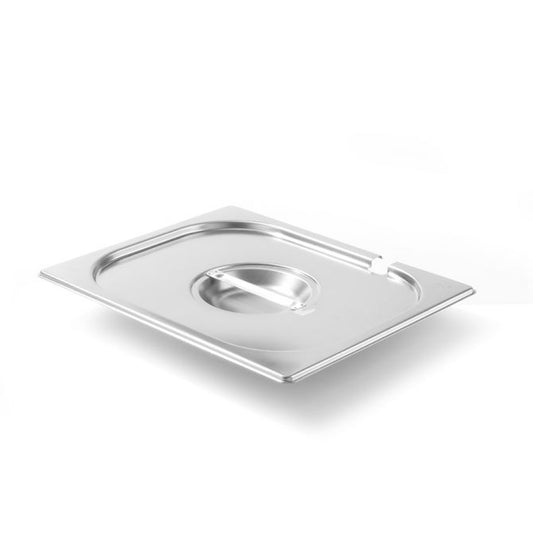 Hendi Steel cover for GN Kitchen Line with a GN 1/4 chuck cut