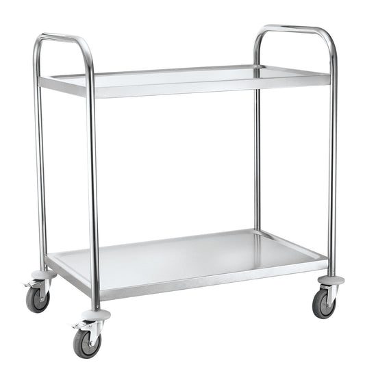 Hendi 2-Spanish stainless steel trolley up to 100Kg