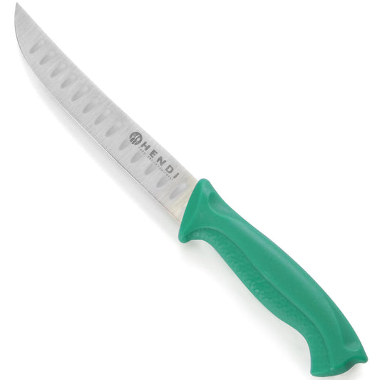 Hendi Knife for vegetables and fruit ball sand HACCP 230mm - green