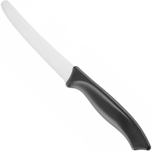 Hendi Serrated universal knife 105/215 mm - black