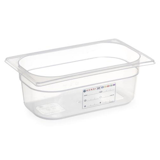 Hendi Polypropylene container GN 1/4, 200 mm
