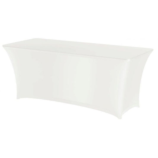 Hendi Rectangular without ironing fabric Jersey white