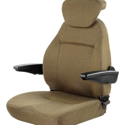 C1/AR auduma brūna sēdekļa augšdaļa