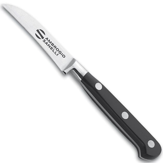 Ambrogio Sanelli CHEF forged peeling knife with a curved blade, length 180 mm