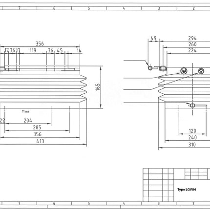 LGV84 Gaisa piekare 12V / 24V