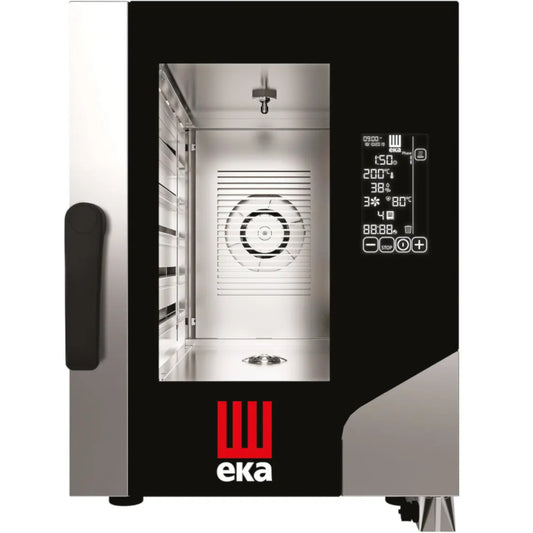 Tecnoeka Convection steam oven Millennial Black Mask Gastro Compact 6 x GN 1/1 7800 W