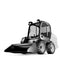 Small construction vehicle seats