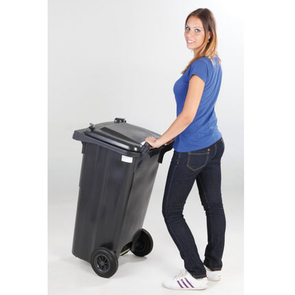Trash bin for waste and garbage ATESTA Europlast Austria - blue 120L