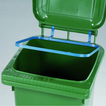 Metal frame for fixing the garbage bag on the 120L bin