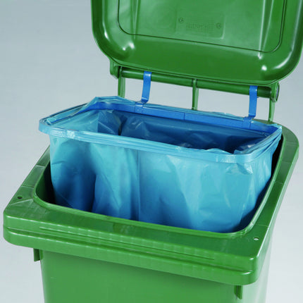 Metal frame for fixing the garbage bag on the 120L bin