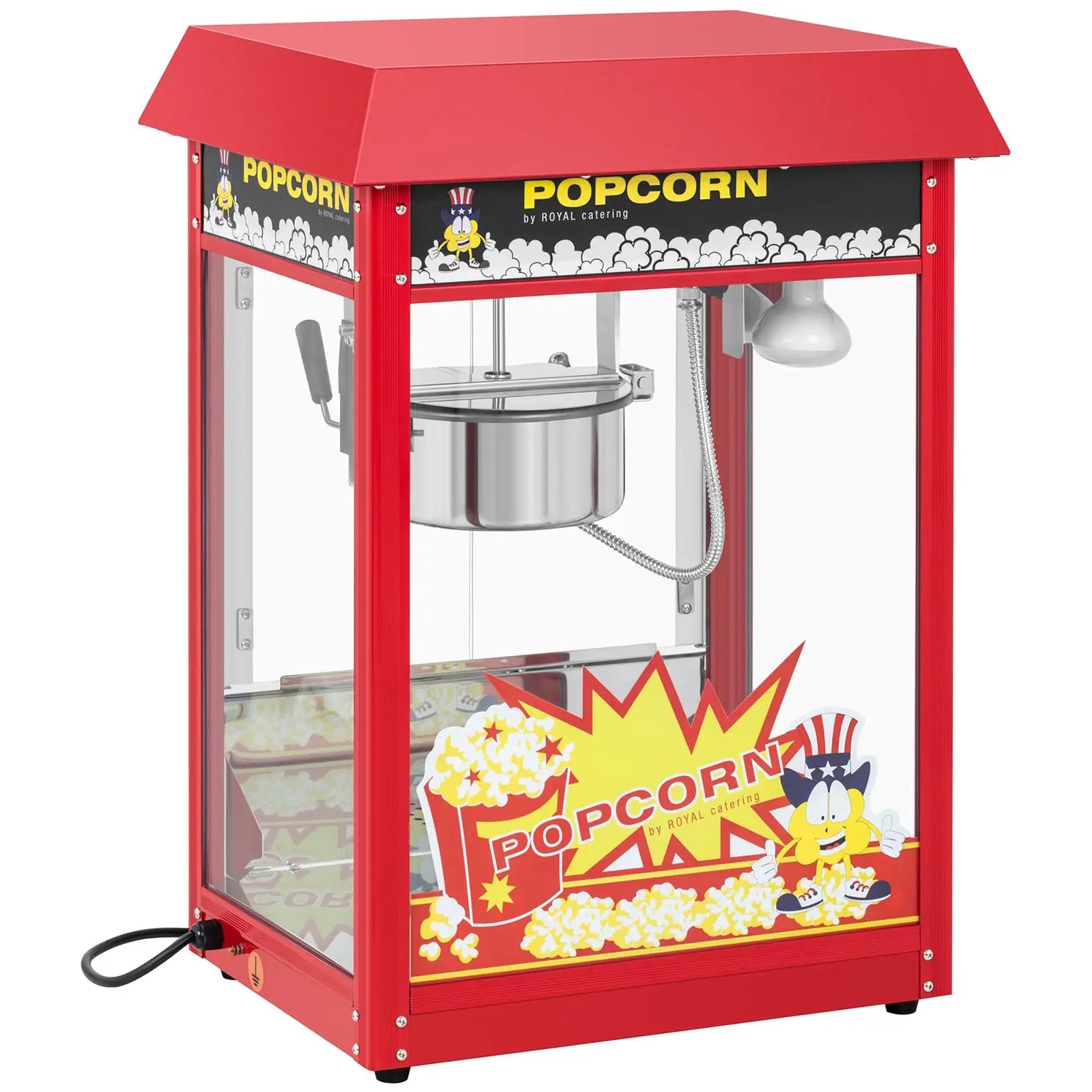 Royal Catering Bar popcorn machine with a red roof – image 9