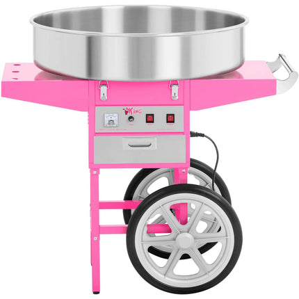 Mobile cotton cotton-type machine with wheels big
