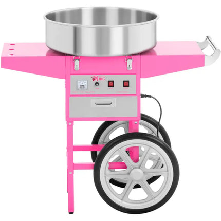 Mobile cotton-candy machine without wheel cover