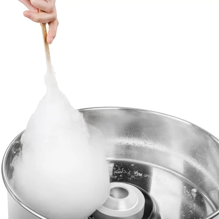 Mobile cotton-candy machine without wheel cover