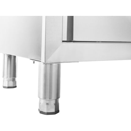 Storage cabinet stainless steel door sliding 180x118x50cm
