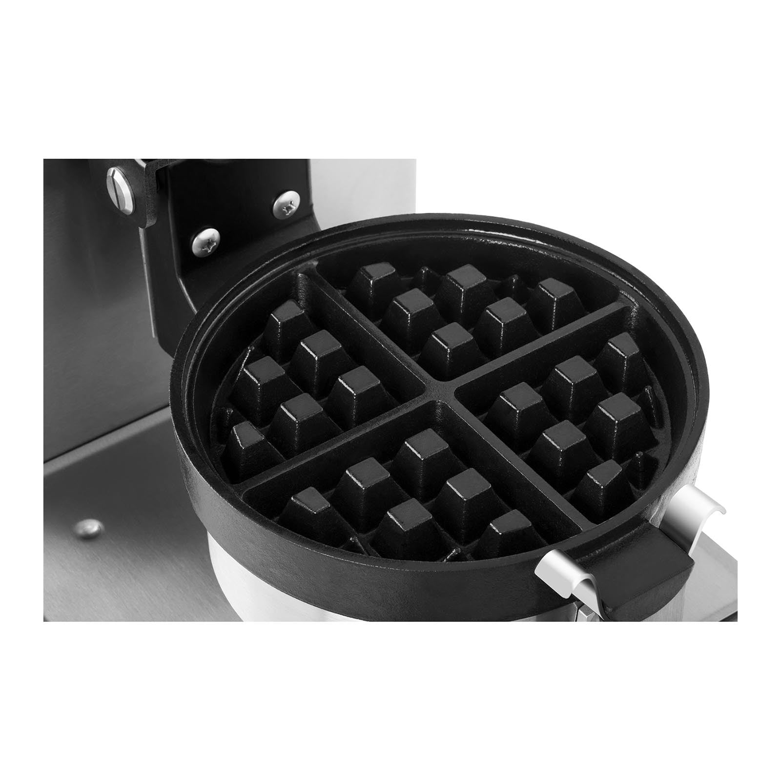 Royal Catering Rotary waffle maker for waffles with round quarters. 18cm 1300W RCWM-1300-RE – image 5